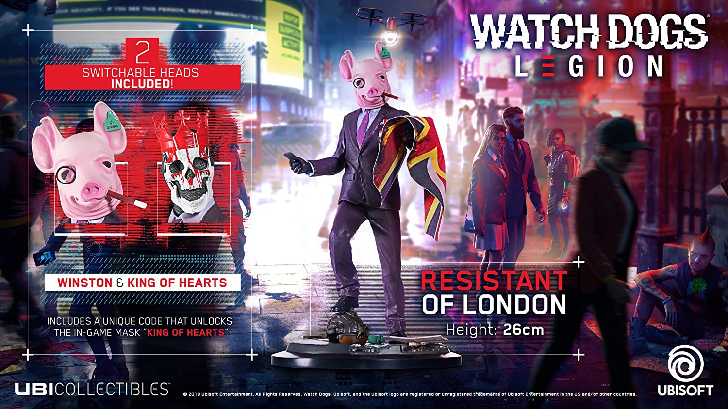 Watch Dogs Legion The Resistant of London Figure