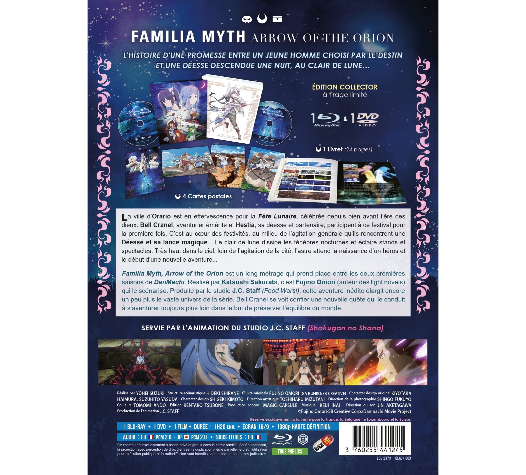 DanMachi - Film : Arrow of the Orion - Collector DVD + Blu-ray