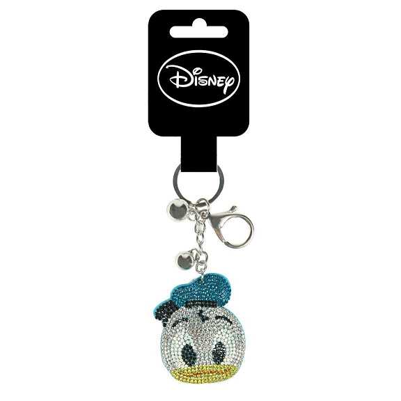 Disney - Donald Duck Rhinestones Head Premium Keychain - flash vidéo