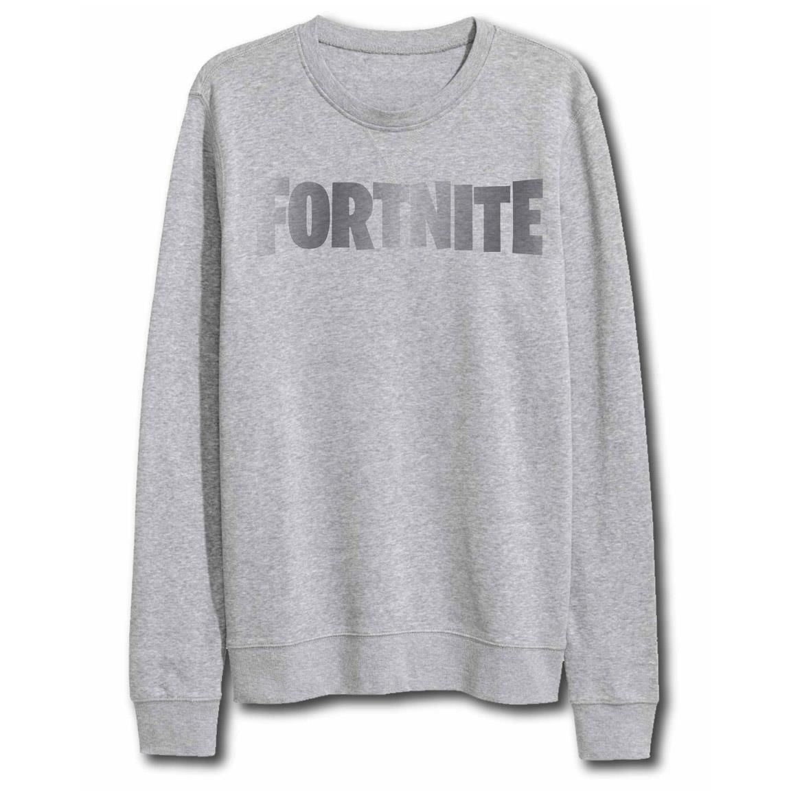 Fortnite - Grey Logo Sweatshirt 14Y
