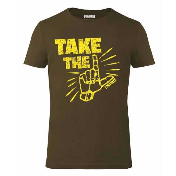 Fortnite - Kaki Take the L T-Shirt M