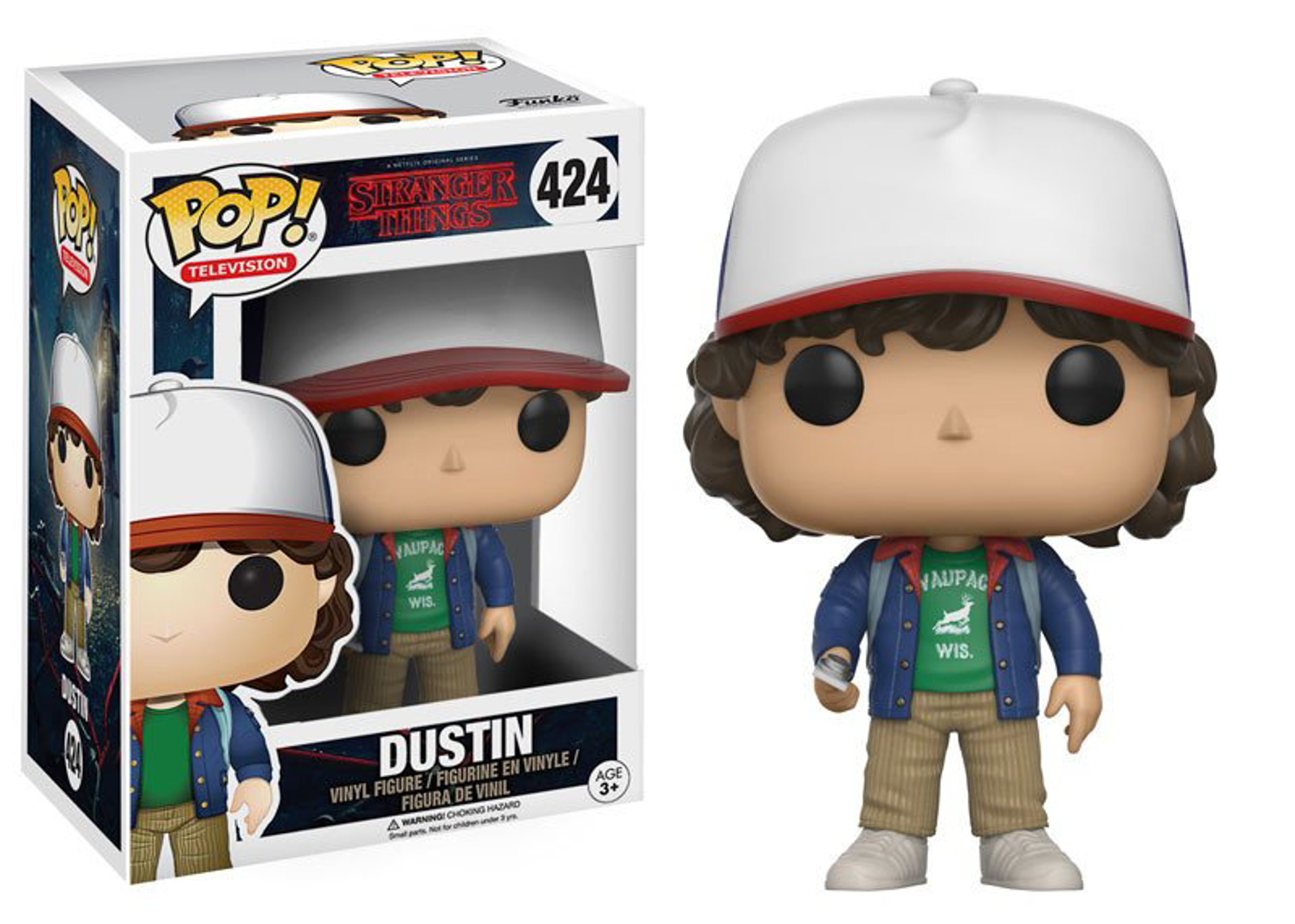 Funko Pop! TV Stranger Things Dustin ENG Merchandising - flash vidéo