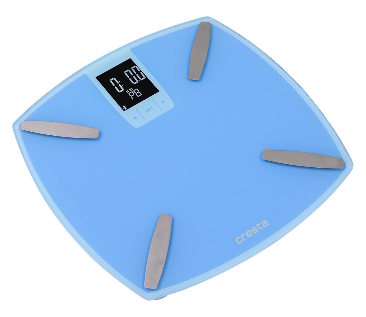 Cresta Balance Pèse-personne avec analyse corporel CBS370 Bleu