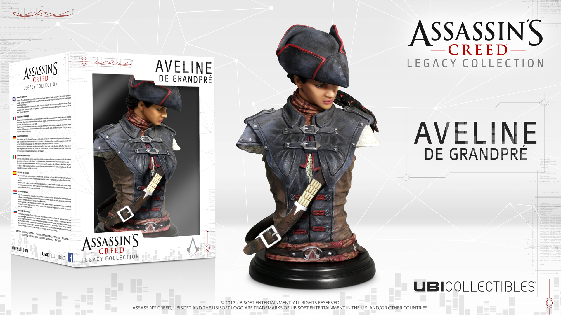 Assassin's Creed Legacy Collection Aveline de Grandpré Bust