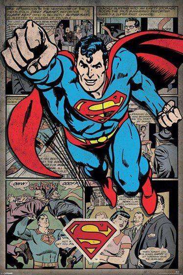 Superman - Maxi Poster Comic Montage - flash vidéo