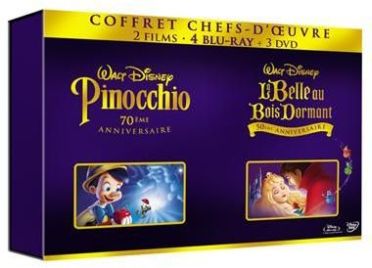 Pinocchio + La Belle au Bois Dormant [Blu-ray] - flash vidéo