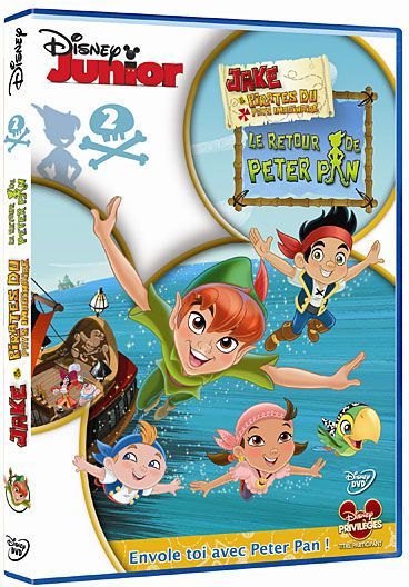 Jake Et Les Pirates Du Pays Imaginaire : Le Retour De Peter Pan [DVD] - flash vidéo