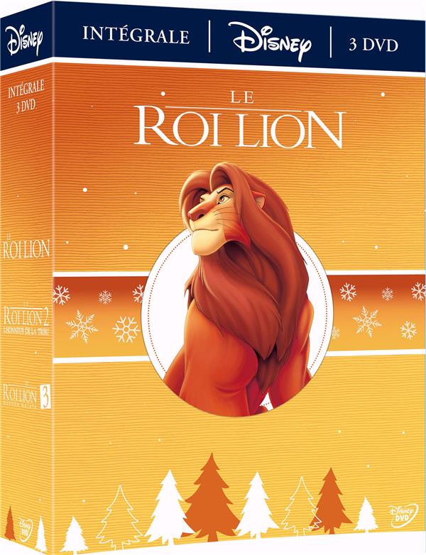 Coffret Le Roi Lion 3 Films : Le Roi Lion L'honneur De La Tribu Hakuna Matata [DVD] - flash vidéo