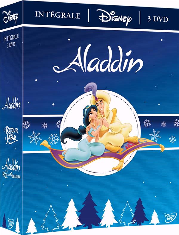 Coffret Aladdin 3 Films : Aladdin Le Retour De Jafar Aladdin Et Le Roi Des Voleurs [DVD] - flash vidéo
