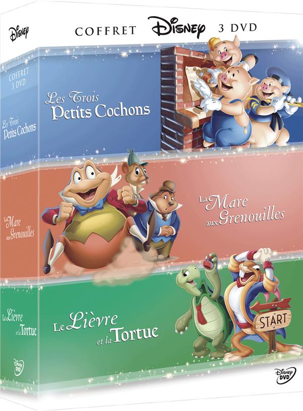 Les Trois Petits Cochons + Le Lièvre Et La Tortue + La Mare Aux Grenouilles - Les Intemporels - Coffret 4 DVD [DVD] - flash vidéo