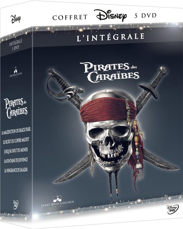 Pirates Des Caraïbes - Intégrale - 5 Films [DVD] - flash vidéo