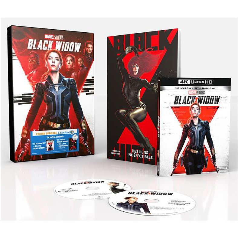 COFFRET BLACK WIDOW + Comic Book, édition Spéciale E.Leclerc [Combo Blu-Ray, Blu-Ray 4K]