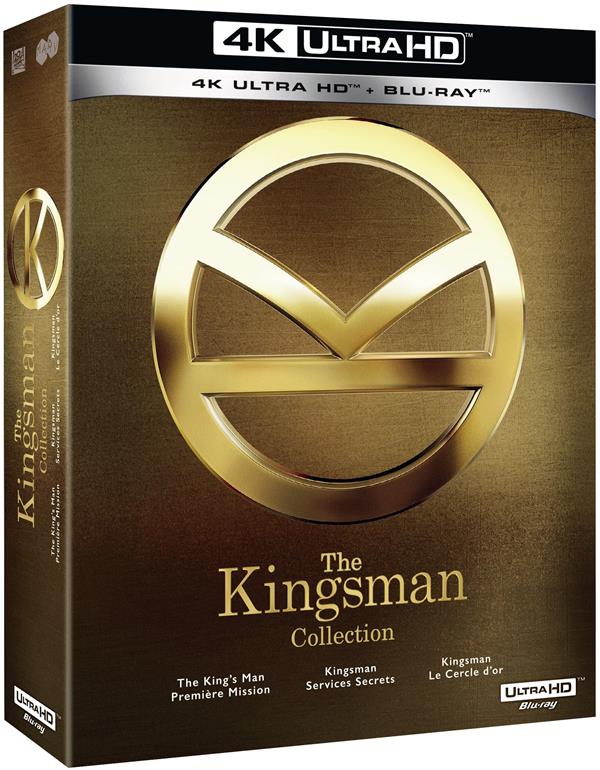Coffret Kingsman - L'intégrale des 3 films [4K Ultra HD]