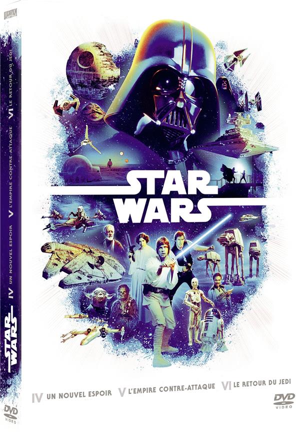 Star Wars - Episodes IV à VI : Un Nouvel Espoir + L'Empire Contre-attaque + Le Retour Du Jedi [DVD] - flash vidéo