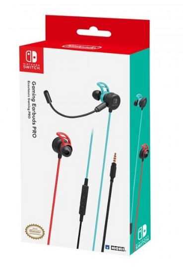 HORI - Nintendo Switch Neon Blue/Red Gaming Earphones - flash vidéo
