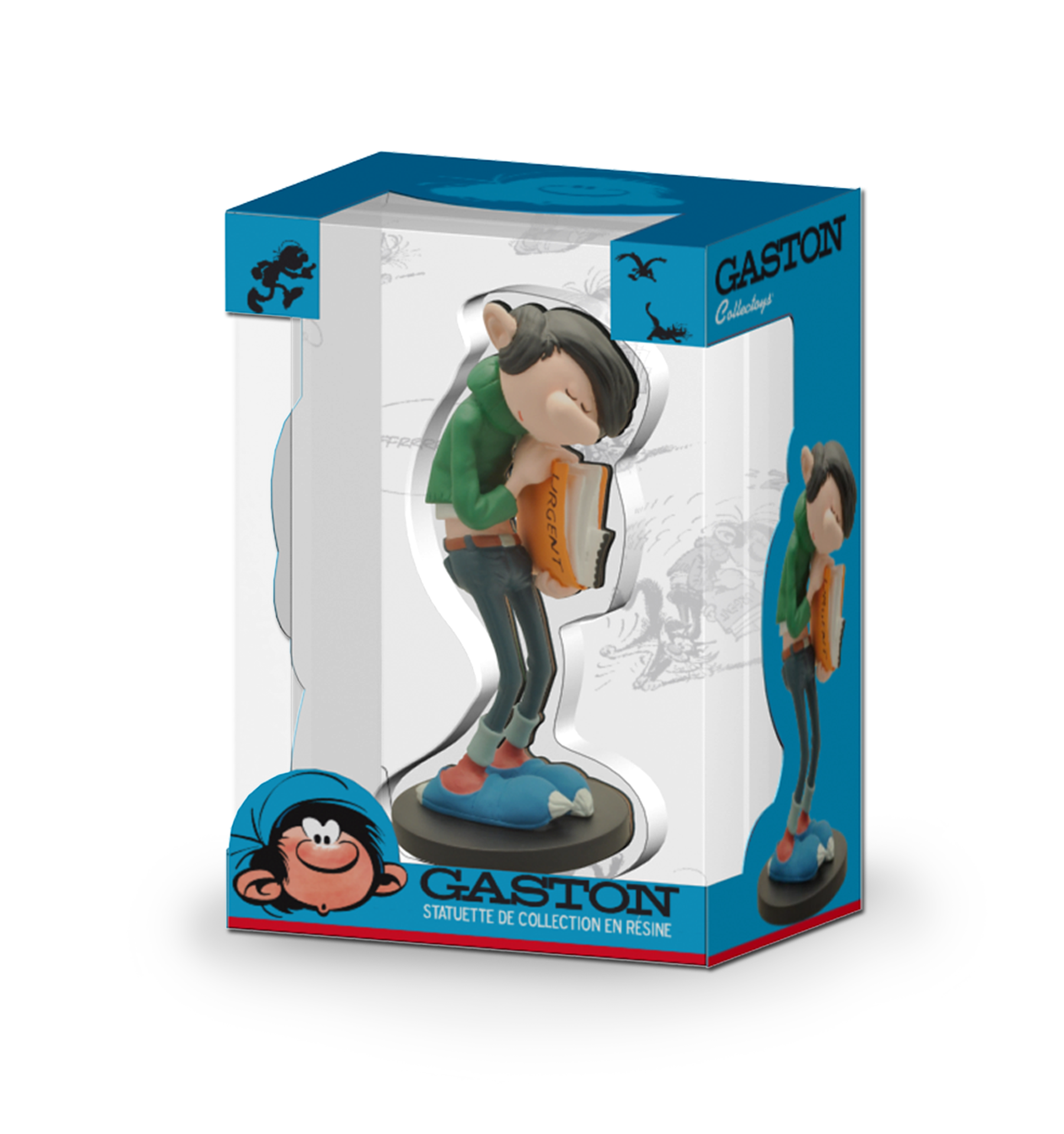 Plastoy - Gaston Dossier Urgent Figurine de Collection - flash vidéo