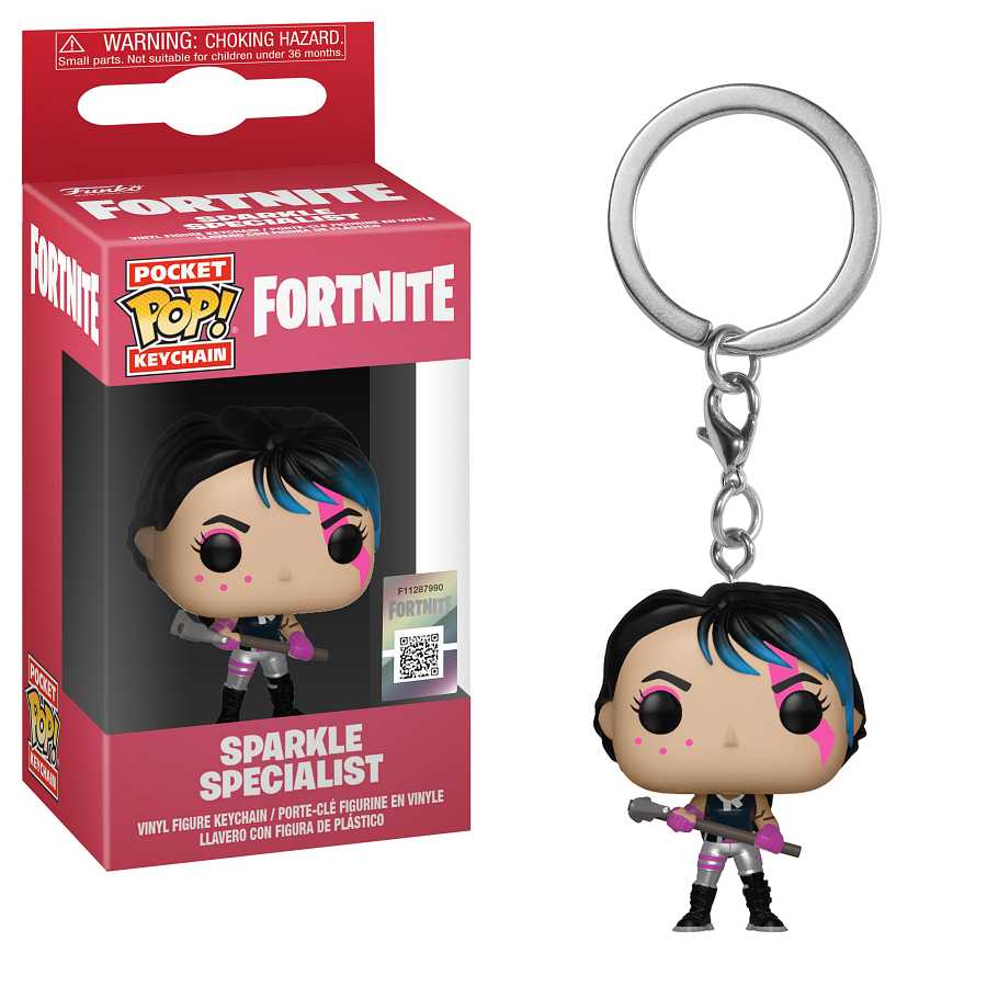 Funko Pocket Pop! Keychain Fortnite Sparkle Specialist - flash vidéo