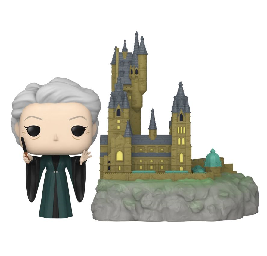 Funko Pop! Town: Harry Potter and the Chamber of Secrets 20th Anniversary - Minerva McGonagall with Hogwarts ENG Merchandising