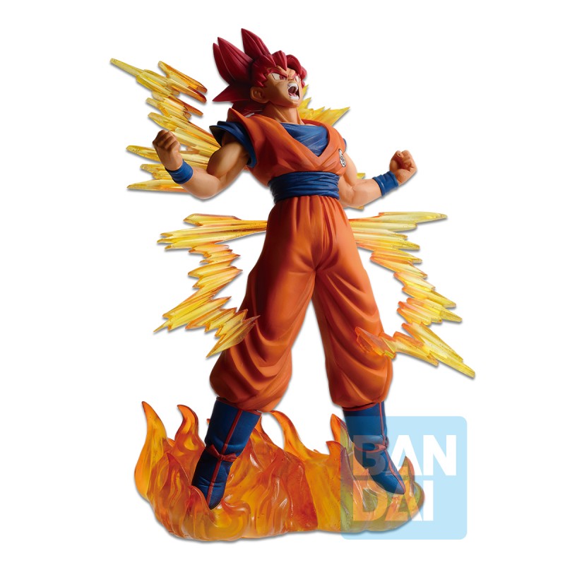 Dragon Ball Super Ichibansho - Super Saiyan God Goku Figure 20cm - flash vidéo