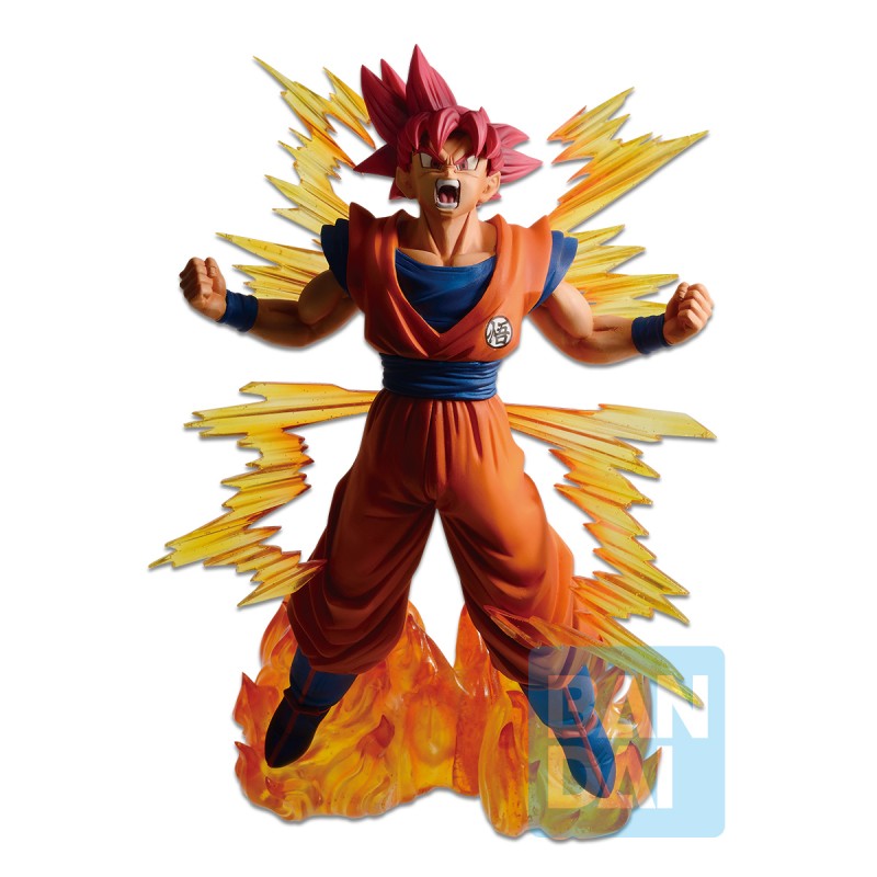 Dragon Ball Super Ichibansho - Super Saiyan God Goku Figure 20cm - flash vidéo