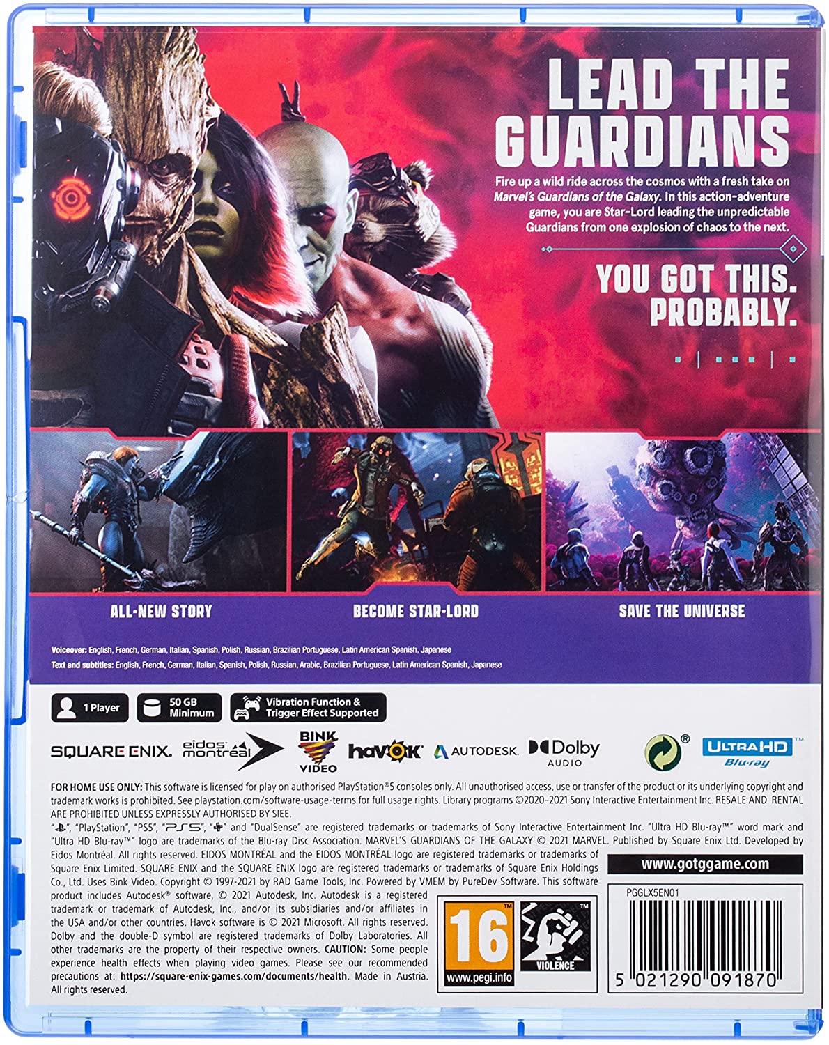 Marvel's Guardians of the Galaxy - flash vidéo