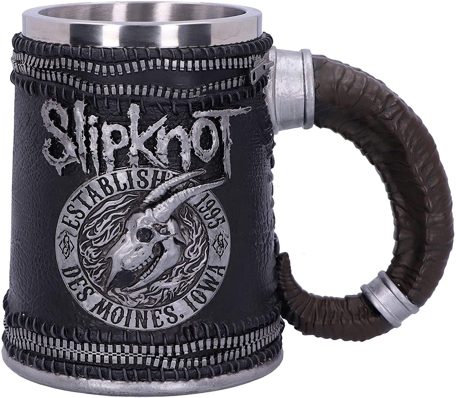 Slipknot - Chope logo du bouc enflammé 15.2cm - flash vidéo