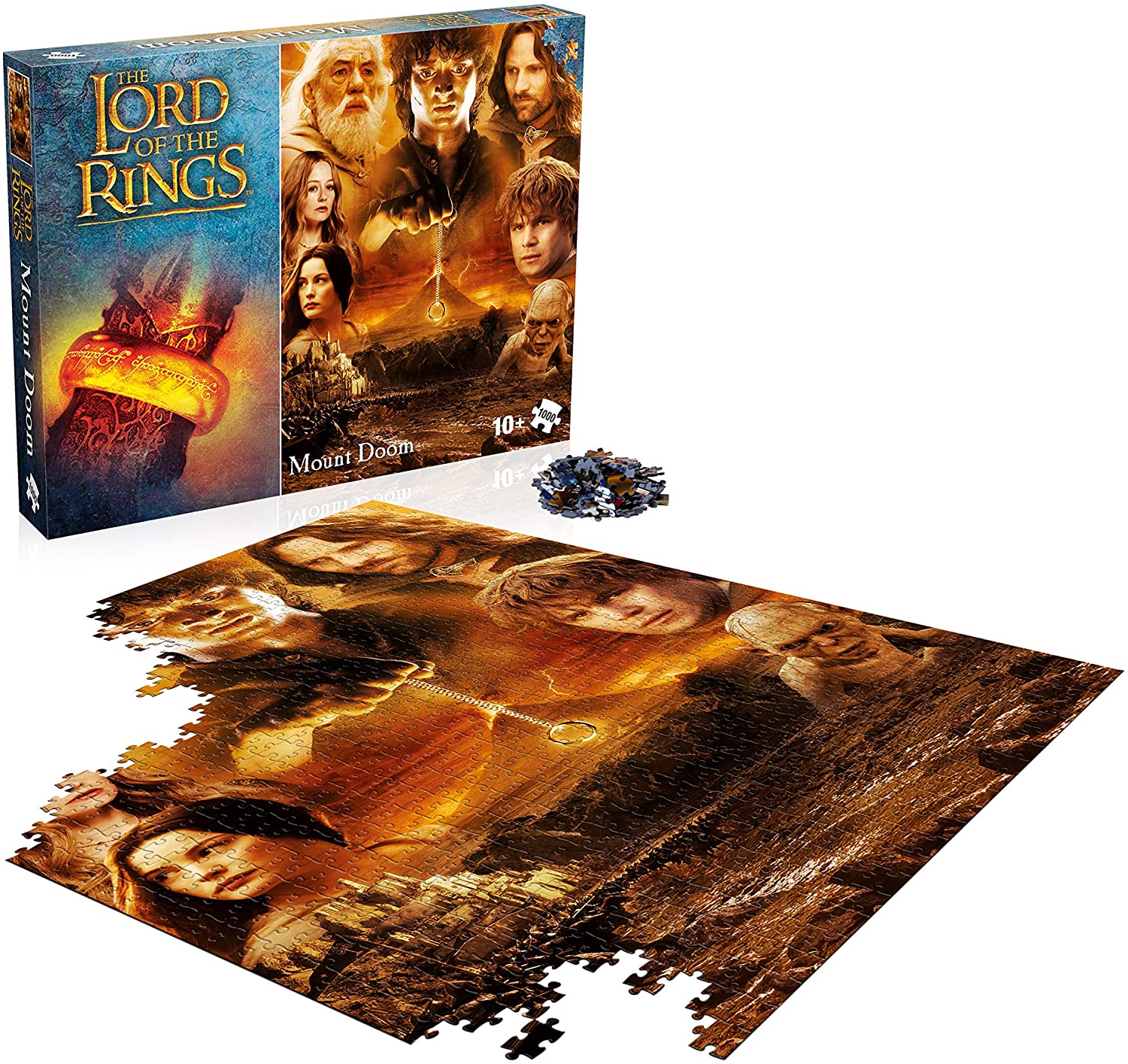 Le Seigneur des Anneaux - Puzzle Montagne du Destin 1000 pcs - flash vidéo