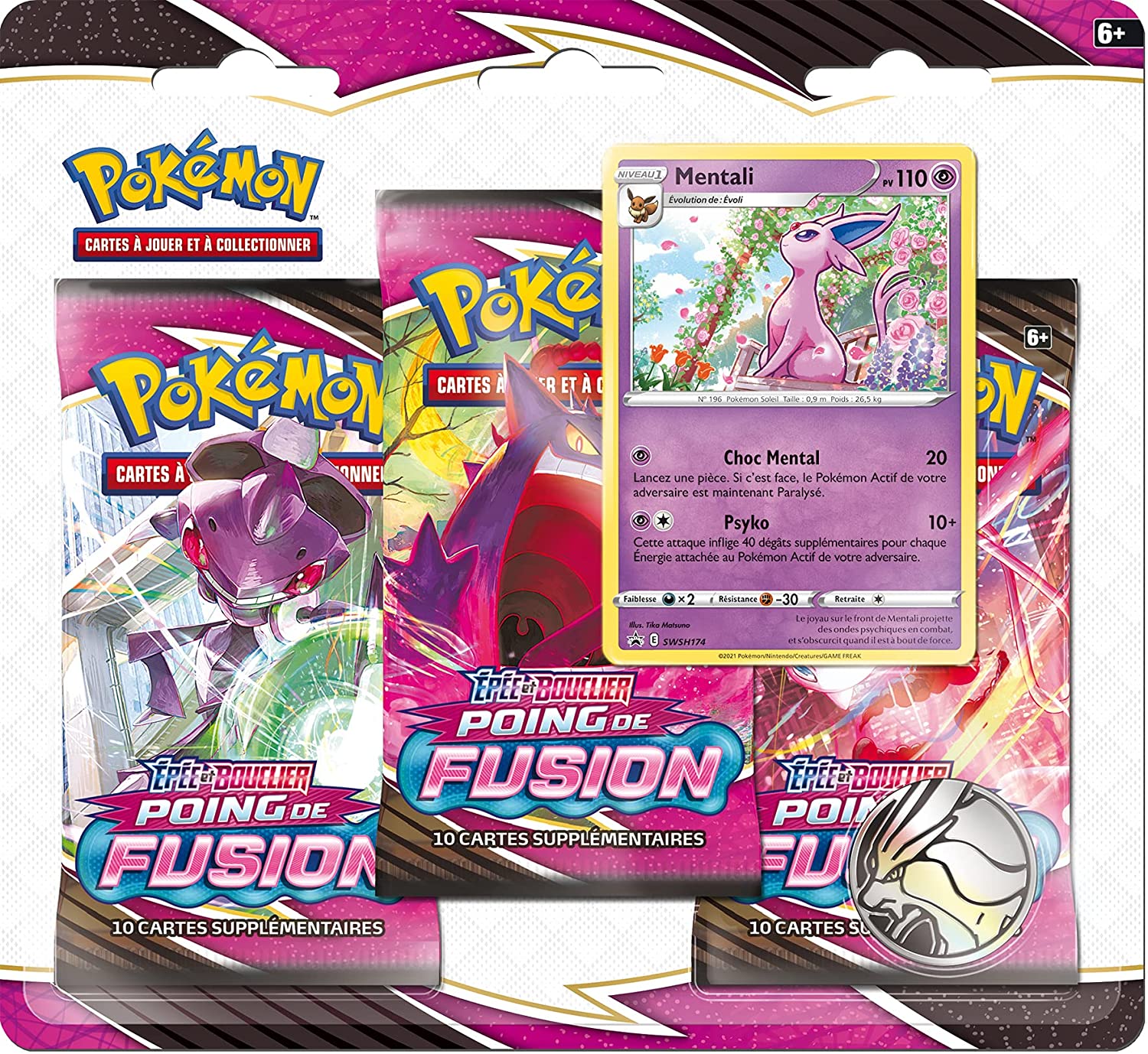 Pokémon JCC - Epée et Bouclier - Poing de Fusion - Booster Blister (3 Booster) - flash vidéo