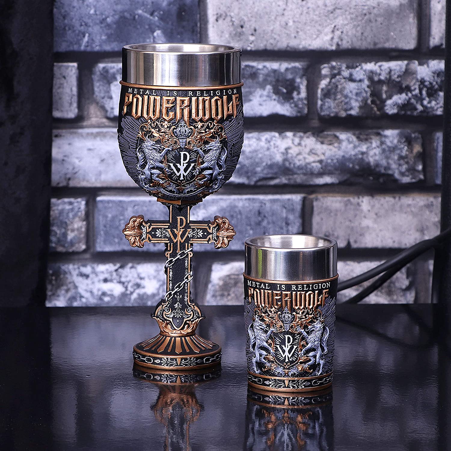 Powerwolf - Coupe "Metal is Religion" 22.5cm - flash vidéo