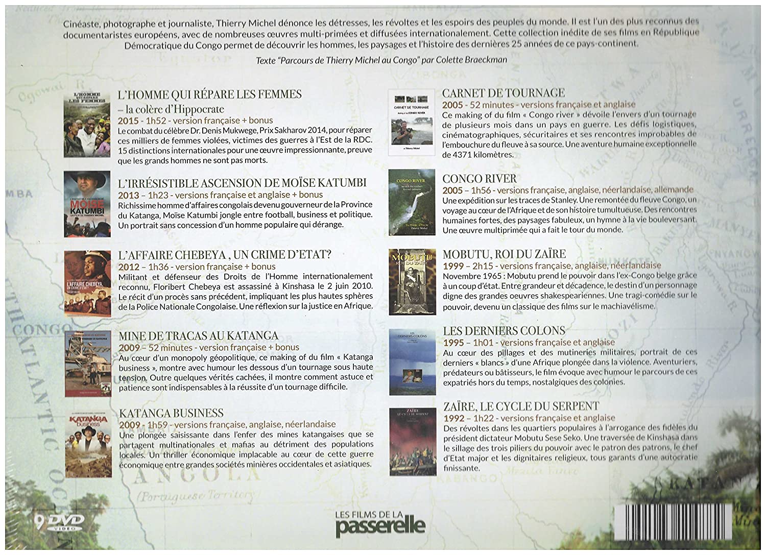 Thierry Michel-10 Films 1990-2015 Collection Congo -Zaire - flash vidéo