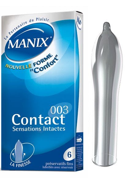 Marc Dorcel - Préservatifs Manix Contact x 6 [Bien être et santé]