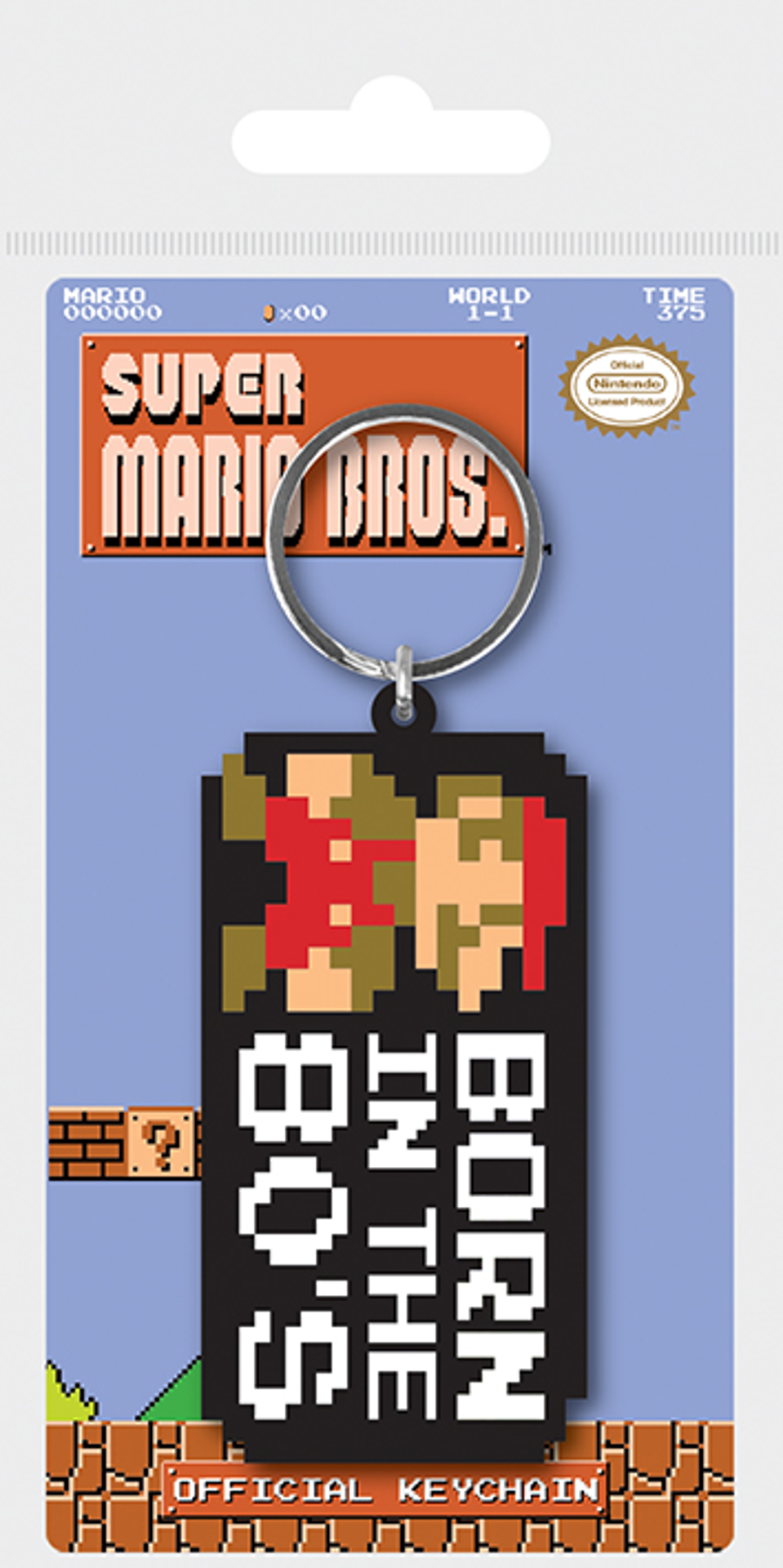 Super Mario Bros. - Born In The 80's Rubber Keychain - flash vidéo