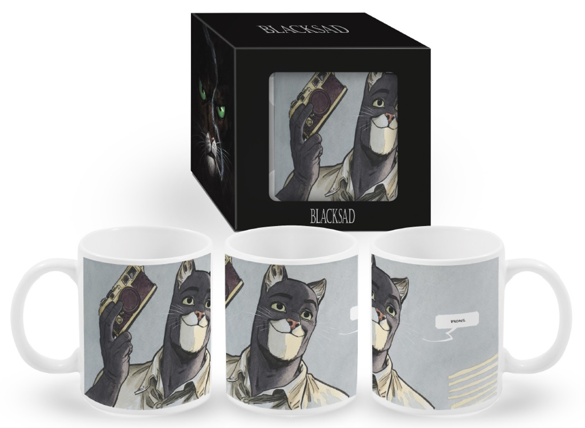 Blacksad - Boss mug 300ml black - Photographe - flash vidéo
