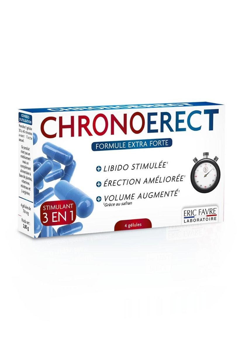 Chronoerect Etui 4 Gélules [Bien-être] - flash vidéo