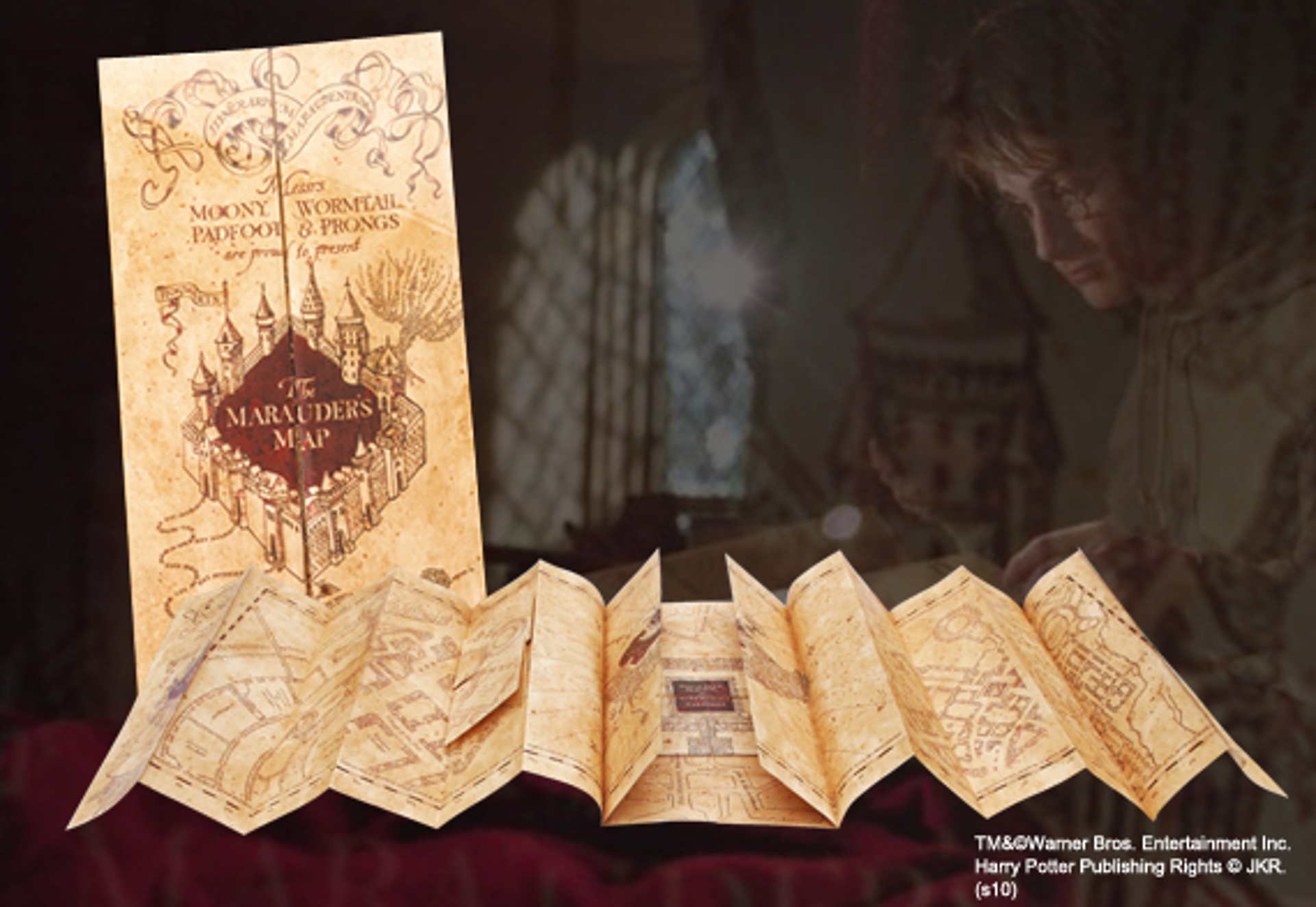 Harry Potter - Réplique de la Carte du Maraudeur - flash vidéo