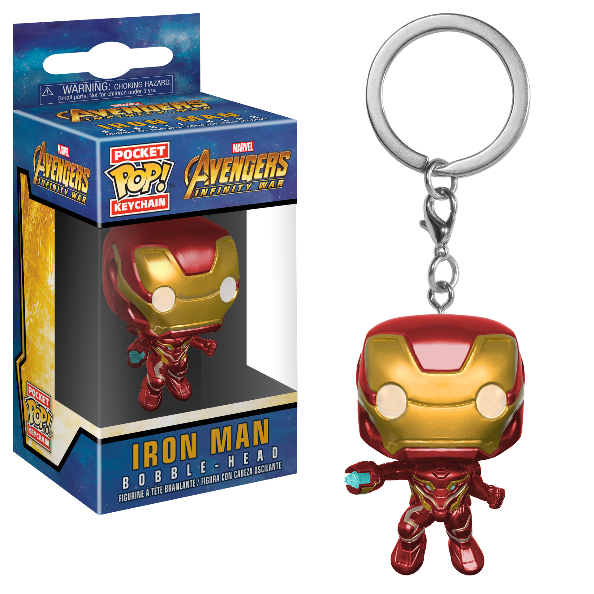 Funko Pocket Pop! Keychain Marvel Avengers Infinity War Iron Man - flash vidéo