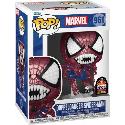 Funko Pop! Marvel: Doppelganger Spiderman (Metallic) (Booth Only) - US Exclusive - CONFIDENTIAL - flash vidéo