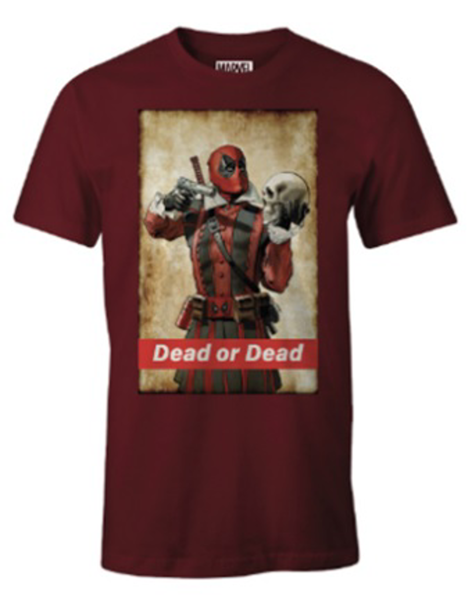 Deadpool - Dead or Dead Burgundy T-Shirt - L - flash vidéo