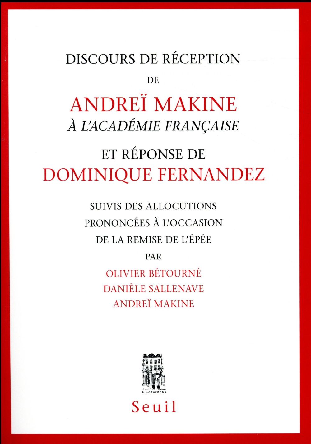 Discours de réception à l'Academie française et réponse de Dominique Fernandez - flash vidéo