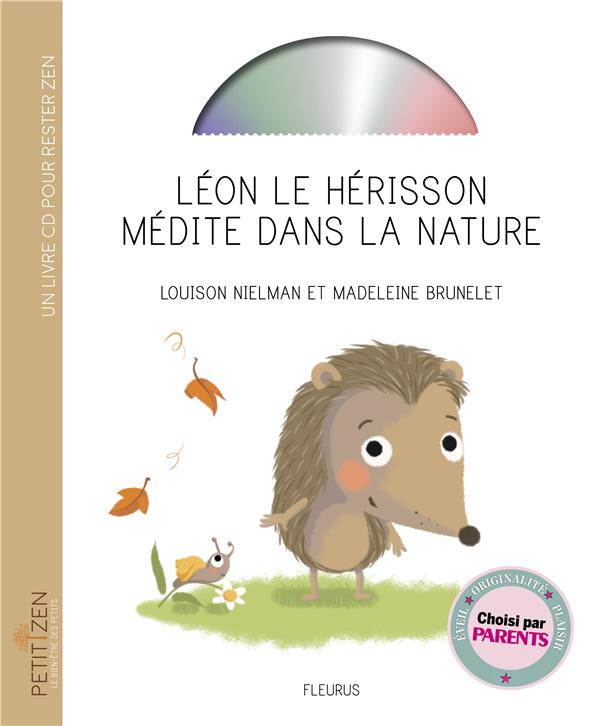 Léon le hérisson médite dans la nature - flash vidéo