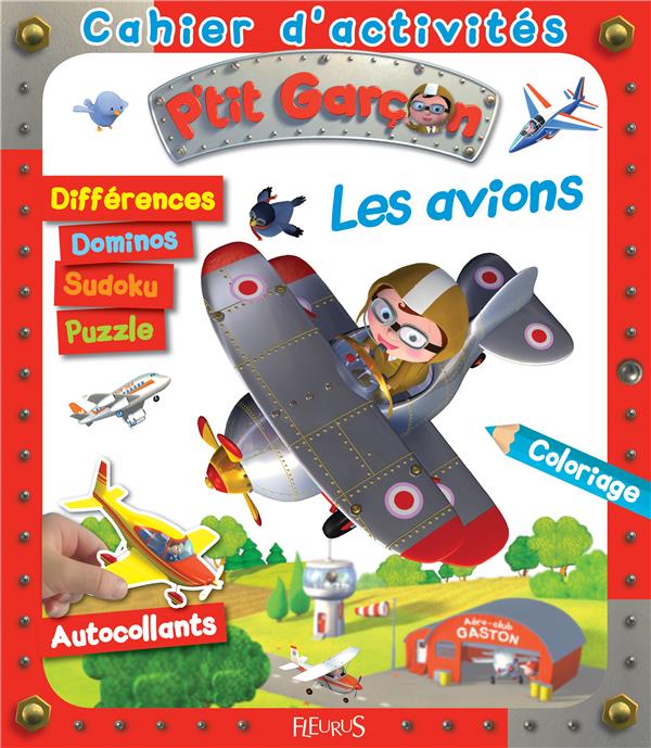 Cahier d'activités : P'tit Garçon : les avions - flash vidéo