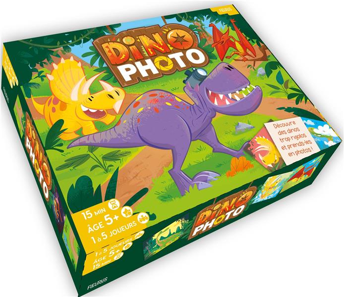 Coffret dino photo - flash vidéo