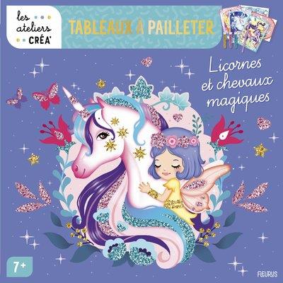 Les ateliers créa' : tableaux à pailleter : licornes et chevaux magiques - flash vidéo