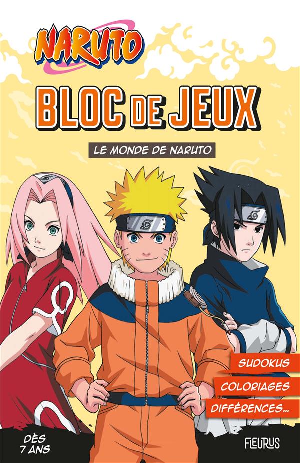 Naruto : bloc de jeux : le monde de naruto - flash vidéo