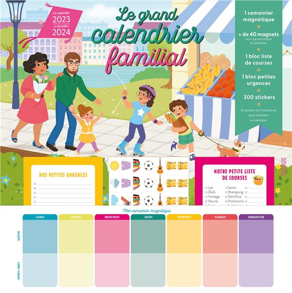 Le grand calendrier familial (édition 2023/2024) - flash vidéo