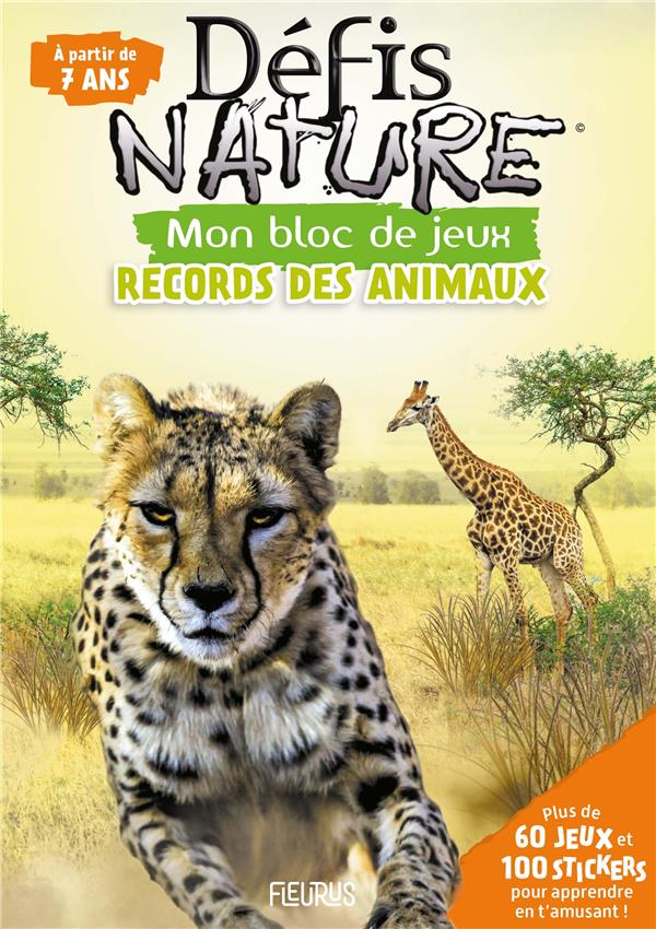 Défis nature ; mon bloc de jeux : records des animaux - flash vidéo