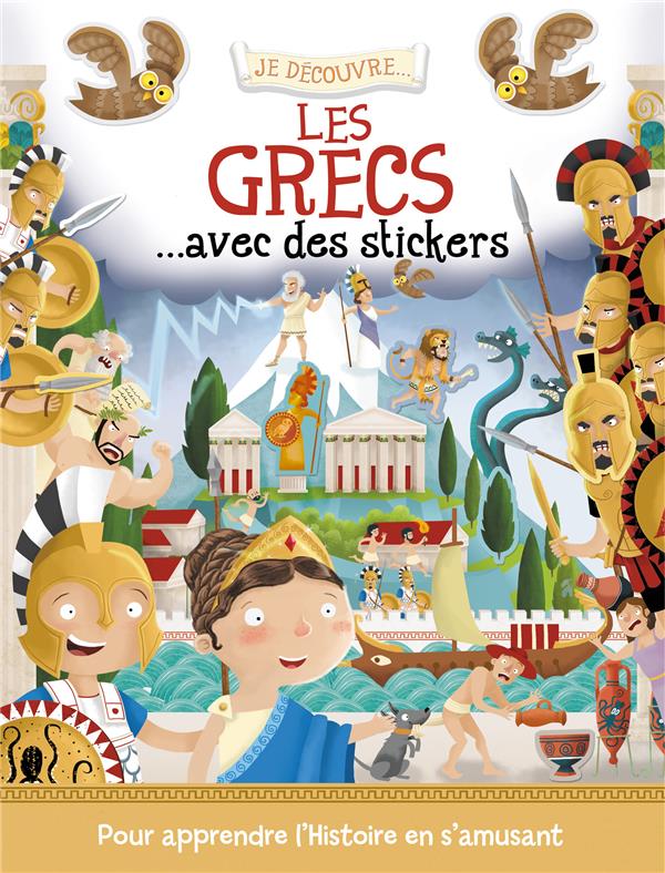Je découvre... : les grecs.. avec des stickers - flash vidéo