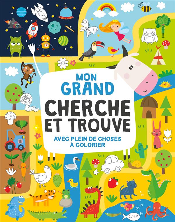 Mon grand cherche et trouve avec plein de choses à colorier - flash vidéo