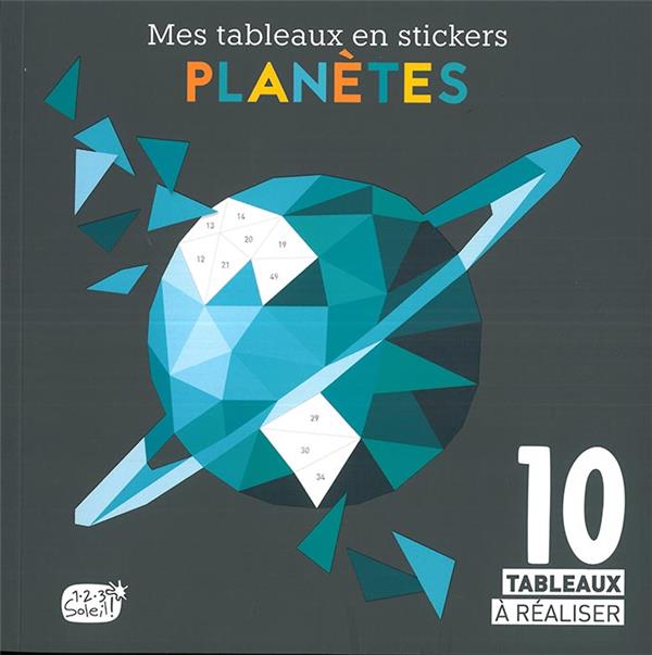 Mes tableaux en stickers : planètes - flash vidéo