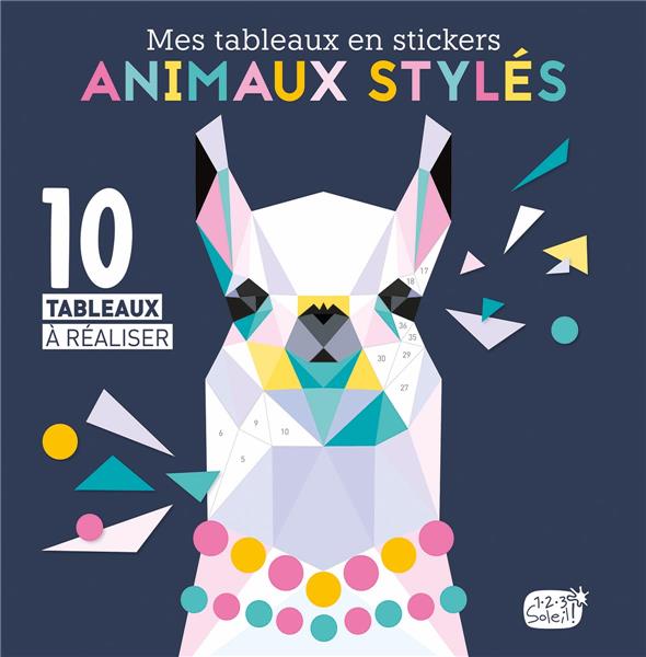 Mes tableaux en stickers : animaux stylés - flash vidéo